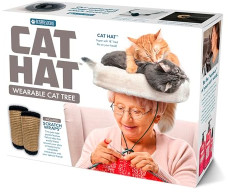 Prank-O Cat Hat Prank Gift Box – Funny Gag Gift Box for Cat Lovers, Birthdays, Holidays & White Elephant – Realistic Joke Packaging, As Seen on Shark Tank (Empty Box)