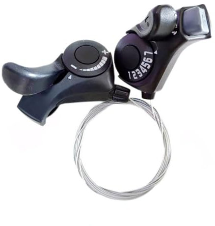 Young Wolf 2 leve del cambio per bicicletta, TX30-7, con dita separate, trasmissione manuale, adatte per mountain bike, BMX, bici pendolari, bici pieghevoli (sinistra e destra)