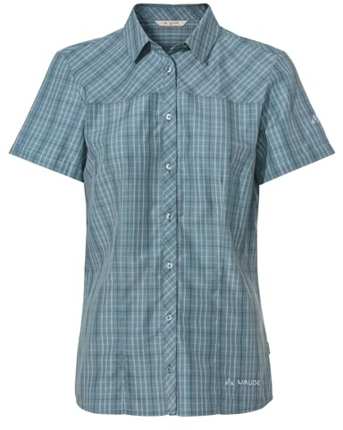 VAUDE Women's Tacun Shirt II, Damenbluse, Nordic blau, 48