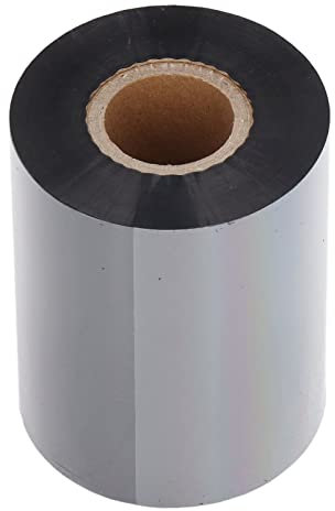 Harzverstärktes Wachs-Thermotransferband, Klarer Druck, Langlebig, KB100 B für TSC, Argox, POSTEK, Gprinter, SATO, AVERY, FANUUSOFT. Geeignet für Etiketten-, Barcode- und