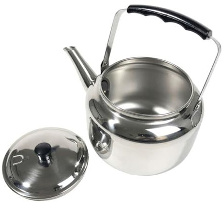 Kichvoe Hervidor De Agua Silbante De Acero Inoxidable Tetera Ligera Y Portátil Para Camping Y Actividades Al Aire Hervidor De Agua Para Cocinar Y Preparar Bebidas
