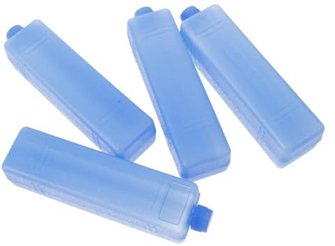 ULDIGI 4pcs Packs Ice Box Air Conditioner Ice Blocks Ice Packs Portable Air Conditioners Ice Bag Ice Cube Tray Reusable Ice Cooler Ice Package for Cooler Reusable Cooler Ice Holders Pe