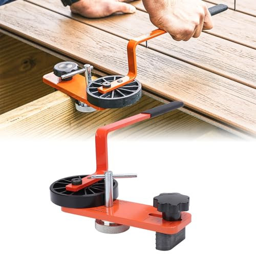 Hebel-Werkzeug Zum Biegen, Richten und Arretieren von Deckbrettern für eine Schnellere und Einfachere Deckinstallation, Flexibel und Verstellbar, Richten Gebogener Bretter
