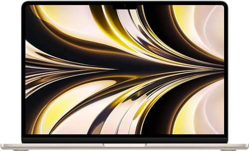 2022 Apple MacBook Air con Apple M2 Chip (13-Pulgadas, 16GB RAM, 512GB SSD de Almacenamiento) (QWERTY Spanish) Blanco Estrella (Reacondicionado)