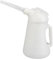 FewNvWa Oil Jug with Spout for Engine Fluids, Secure Measuring Container, 2L
