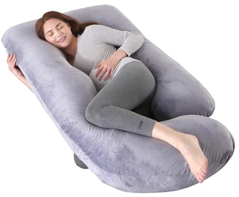 piorlado Pregnancy Pillow, G-Shape Full Body Pillow, Maternity Pillow for Side Sleeper, Pregnancy Body Pillow for Pregnant Women Suppor, Ideal for Back, Belly & Hip Relief with Washable Cover