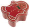 Vaguelly Christmas Biscuit Tin Box Large Gingerbread Man Decor Metal Candy Tins Lids