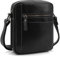 ekavale Echtleder-Umhängetasche für Herren - Vintage Schultertasche für Männer, ideal für Arbeit, Reisen oder als Geschenk - Messenger Bag für Business und Freizeit in kompakter Größe (Schwarz Apron)
