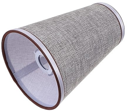 Homoyoyo Stofflampenschirm E14 Handarbeit Langlebig Leinen Lampenabdeckung Für Kronleuchter Wand Und Stehlampe Wohnzimmer Esszimmer Dekoration