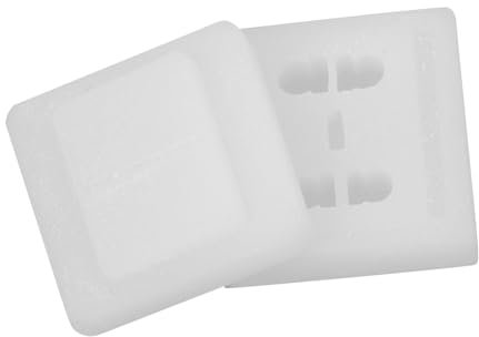 LRXIYODE 2Er Set Mini-Schaltsteckdose spielhaus Puppenhaus Dekoration Puppenhaus puppenhaus Einrichtung Mini-Sachen Puppenhausschrank Plastik Weiß