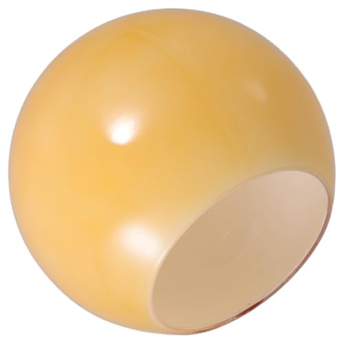 SOLUSTRE Lampenschirm Stehlampe Glas Runder Lampenschirm Ersatz aus Glas E27 Kompatibel Milchkaffeefarben für Wohnzimmer und Heimdekoration