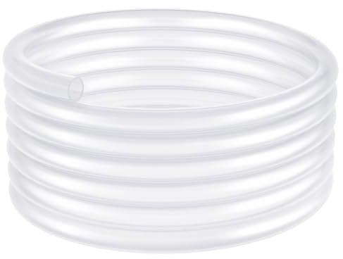 ANOMM Tubo Transparente de PVC, 12mm Interior x 15mm Diámetro Exterior, 3m | Tubo Flexible de Plástico para Transferencia de Agua, Aceite y Aire