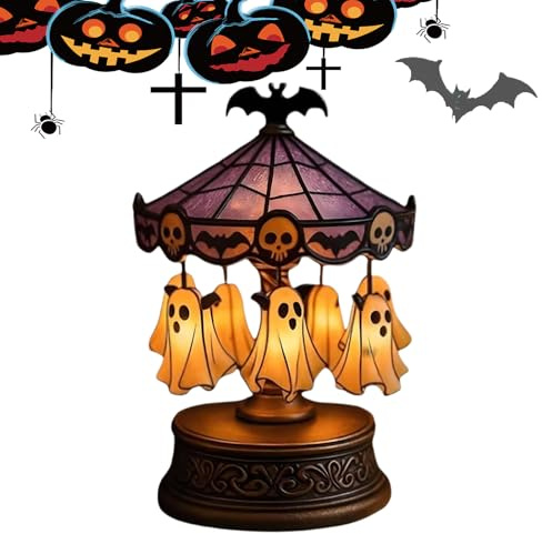 Halloween Geist Licht - Gruselig schwimmende Geist Nachtlampe, Nettes Halloween- - Nachtlicht | Halloween Antike Tischdekoration für Zuhause