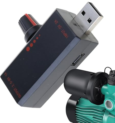 Motordrehzahlregler - USB Geschwindigkeitsregler | USB-Steuerungsregler mit Schutzgebläse für Handy, Desktop, Outdoor-Bereich, Täglichen Gebrauch, Industrielle Anwendungen, Aquarium,