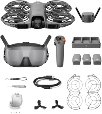 DJI Neo 2 Combo Motion Fly More con RC Motion 3 e Goggles N3, trasmissione stabile con transceiver digitale (Neo 2 Motion)