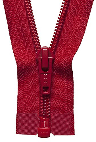 YKK Coil Zip, No. 519 Red, 61 cm Length