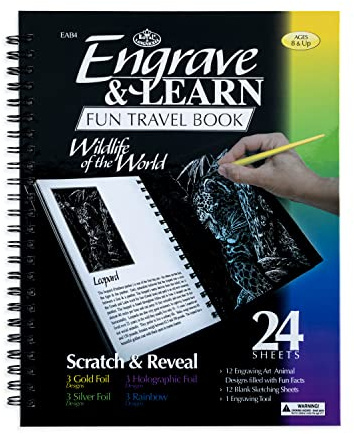 Royal & Langnickel Engrave & Learn Wildlife of the World Designed Painting Set