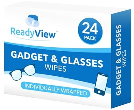 Optical Lens Glasses Spectacles Sunglasses TV Camera iPod iPad Phone Cleaning Wipes 24pk