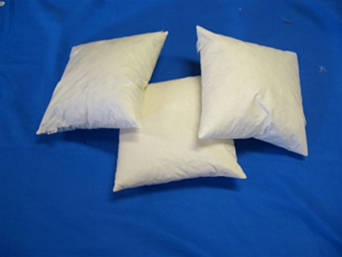 Daunenbettenfabrik 3 X Federkissen ca. 40x40cm Kissenfüllung, Innenkissen, Kissen 360g Füllung Füllkissen/Federkissen/Sofakissen 3-er Set deutsche Produktion (3)