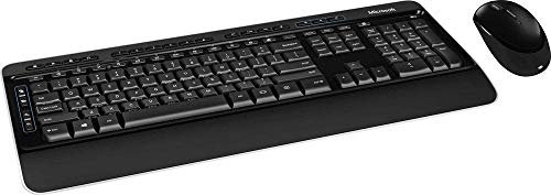 Microsoft Microsoft Wireless Desktop 3050 with AE Funk Tastatur, Maus-Set Englisch, QWERTY Schwarz, PP3-00023