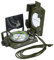 Neoteck Kompass Outdoor Professioneller Wasserdicht Stoßfest Militär Marschkompass mit Tragetasche, Visieroptik, Fluoreszierendem Compass für Erkunden Wandern Camping Geologie (Armeegrün)
