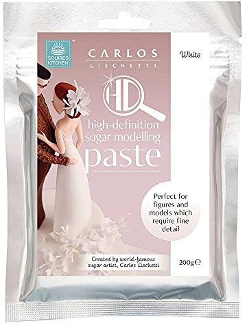 Squires Kitchen High Definition Sugar Modelling Paste - White 200 Gram
