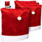com-four® 4X Premium Stuhlhusse - Weihnachtsdekoration für Stühle - Schonbezüge im weihnachtlichen Design - Sitzmöbel-Überzüge - Stuhlbezug für Weihnachten - Stuhlabdeckung