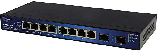 ALLNET ALL-SG8210PM commutateur réseau Géré L2 Gigabit Ethernet (10/100/1000) Connexion Ethernet, supportant