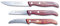 Marsvogel Küchenmesser 3er Set - Holz