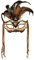 Boland 72195 - Augenmaske Voodoo Mamba, Gesichtsmaske mit Glitzer und Federn, Maske, Kostüm Zubehör für Karneval und Mottoparty