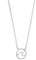 XENOX® Welle Halskette - Damen Halskette aus hochwertigem 925/- Sterlingsilber mit Wellen-Anhänger