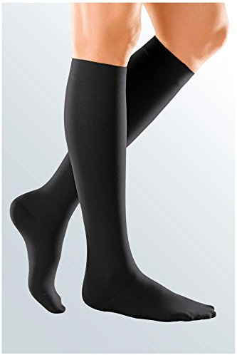 medi Duomed Soft (BS CCL 2) Compression Stockings Below Knee Open Toe Black Large