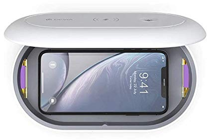 Devia Sterilisationsbox für Mobiltelefone mit Qi Ladung und Aroma