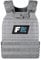 Force Fitness - Weighted Vest - Ultra-durable and Adjustable Straps - Includes Steel Weight Plates, Improves Workouts from Home or Gym (20kg, Storm Grey)