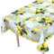 Tischdecke abwaschbar Wachstuch Wachstuchtischdecke 160 x 140cm Schnittkante Zitronen Gartentischdecke Wachstuch