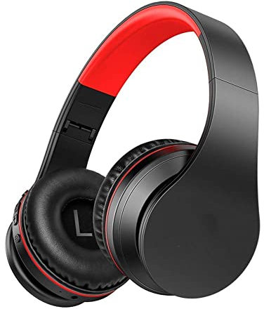 XYLXJ High-end Cartoon Headset, Cat Animal Pattern, Children'S Wireless Headset, Convenient, Microphone and Volume Control, For Phone/Laptop/PC/TV (Color : Rose Gold)(Grayred)