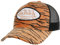 Von Dutch Soft Animal Zebra Trucker Cap Basecap Baseballcap Curved Brim Truckercap Meshcap (One Size - braun-schwarz), 55-58
