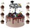 Cnrose Abschluss Tortendeko 2023 - 10 Stück Cake Topper Graduation Kuchen Dekoration - Tortenaufsatz Und Aufkleber