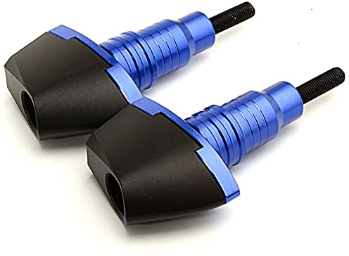 Forcelle per Moto Moto CNC Crash Pads per Yamaha per MT07 Paratelaio Protector per MT-07 2015-2022 Tamponi Paratelaio Moto (Color : Blu)