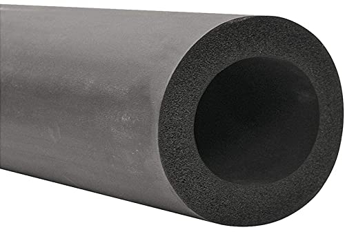 Rohrisolierung schaumstoff,Schwarz Rohrschale Rohrisolierung 6mm/13mm/16mm/20mm/25mm/50mm/63mm/76mm/90mm/110mm Schaumstoffschlauch Für Griffe Isolierschlauch Rohrdämmung Isolierung Rohr 1.7/1.8m Länge
