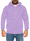 Raff & Taff Herren Zipper Hoodies Kapuzenjacke Sweatjacke Übergangsjacke Jacke Basic Schlicht bis 10XL (RT-H-404-Flieder- S)