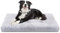 Nobleza Hundebett Grosse Hunde Waschbar, Super Weiches und Flauschiges Anti-Angst Hundebett, Hochwertiges Plüsch Hundebett mit Rutschfestem Boden, Hundekissen, Hundematte rutschfest, 95x60x10 cm, L