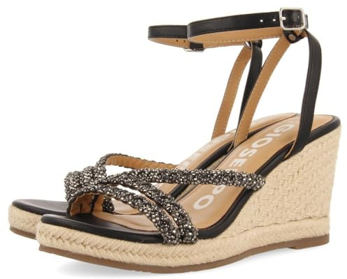 GIOSEPPO Damen menfi Espadrilles, Schwarz, 39 EU