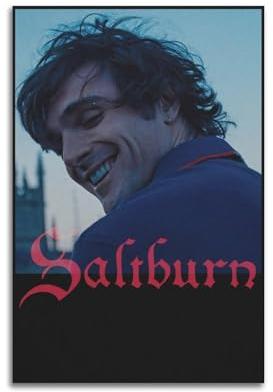 Azizat Saltburn Filmposter, Wandkunst, Dekordruck, Bild Gemälde für Wohnzimmer, Schlafzimmer, Dekoration, 60 x 90 cm, ungerahmter Stil