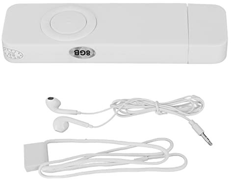 Portable MP3 Player, 8GB MP3 Music Player USB Flash Drive Type Support OTG, with Headphone & Lanyard, HiFi Lossless Sound Slim Portable Music Player for Sport, 64GB Expandable