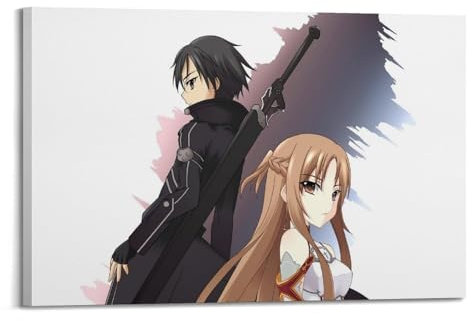 rocas Anime Sword Art Online Asuna-Poster, dekoratives Gemälde, Leinwand, Wandposter und Kunstdruck, moderne Familienschlafzimmer-Dekoration, Poster, 60 x 90 cm