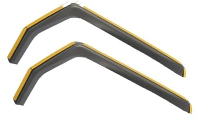 EKEGUY Autofenster Windabweiser Für Jeep Für Wrangler Für JK 2007-2017 2/4 Türen Fenster Regen Markisen Unterstände Windabweiser Seitenfenster Sonnenblende Belüftungsschutz Abweiser Windabweiser