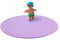 Lurch Mein Deckel Summer Fun Finn Frisbee, Glasabdeckung aus BPA-freiem Premium-Platin-Silikon, Ø 10,5cm, Lila