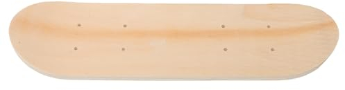 Toyvian Blanko-Skateboard-Decks Unvollendetes Holz-Skateboard-Deck DIY-Blanko-Graffiti-Skateboard Double-Tail-Skateboards Für Kunstmalerei Ersatz-Wohnkultur