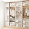 KANCAMPI Baumwolle Aufbewahrungsbox,Kleiderschrank Organizer 60L Vakuumbeutel,Kleideraufbewahrung Umzugskartons,Große Kapazität zur Aufbewahrung von Bettdecke,Kleidung,Decken,Verlaufsfarbe